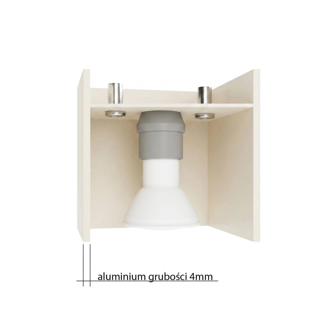 Plafoniera QUAD 1 beige