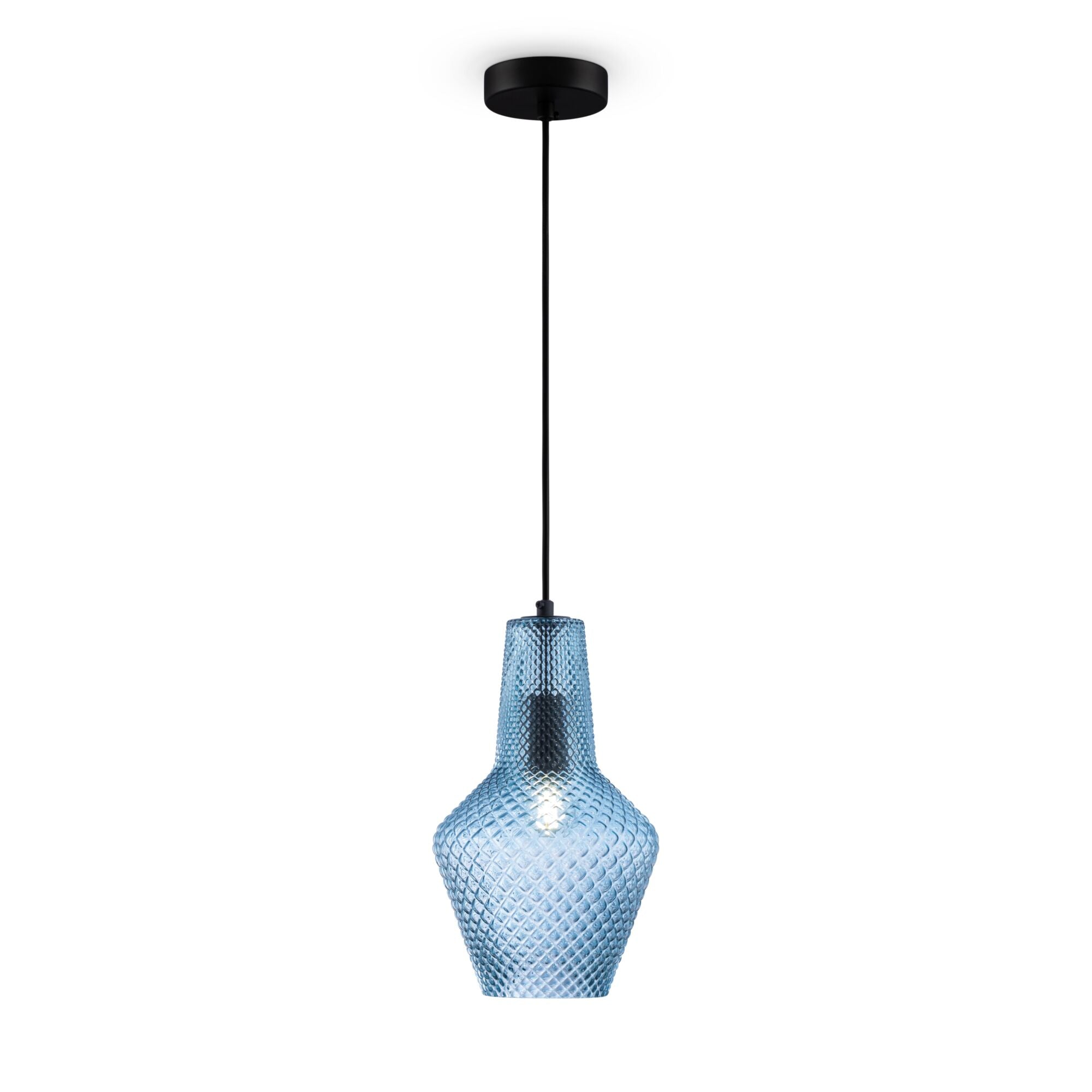 Lampada pendente Pendant in Metallo Tommy Nero