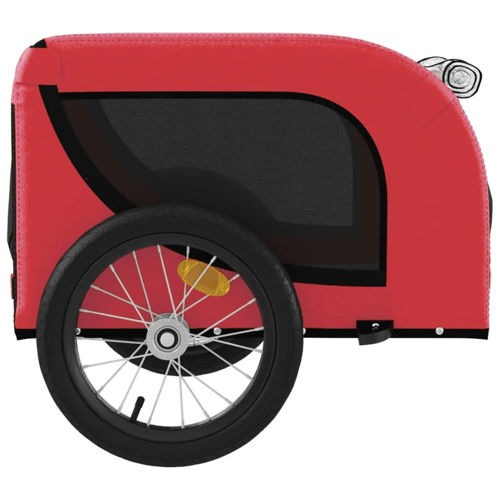 Rimorchio/carrello per animali domestici rosso 02_0044369