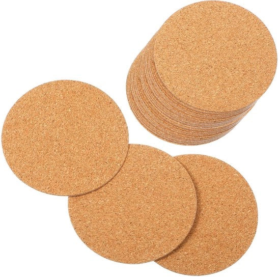 24 pezzi di supporti per tazze autoadesivi, supporti per tazze rotondi retro 8 x 8 x 1 cm supporti per tazze in gomma termoresistente supporti DIY per tazze per tè, caffè, accessori per bar cocktail