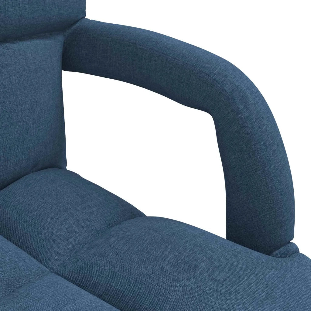 Sedia a pavimento regolabile Blu 58 x 62 x 58 cm Tessuto 42028131