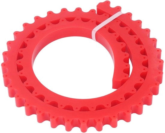Tandwielaangedreven Profilo Guida - Guida Curva Flessibile - 1 M - Strumento per Lavorazione del Legno - Distanza 16 Mm - Ideale per Lavorazione del Legno