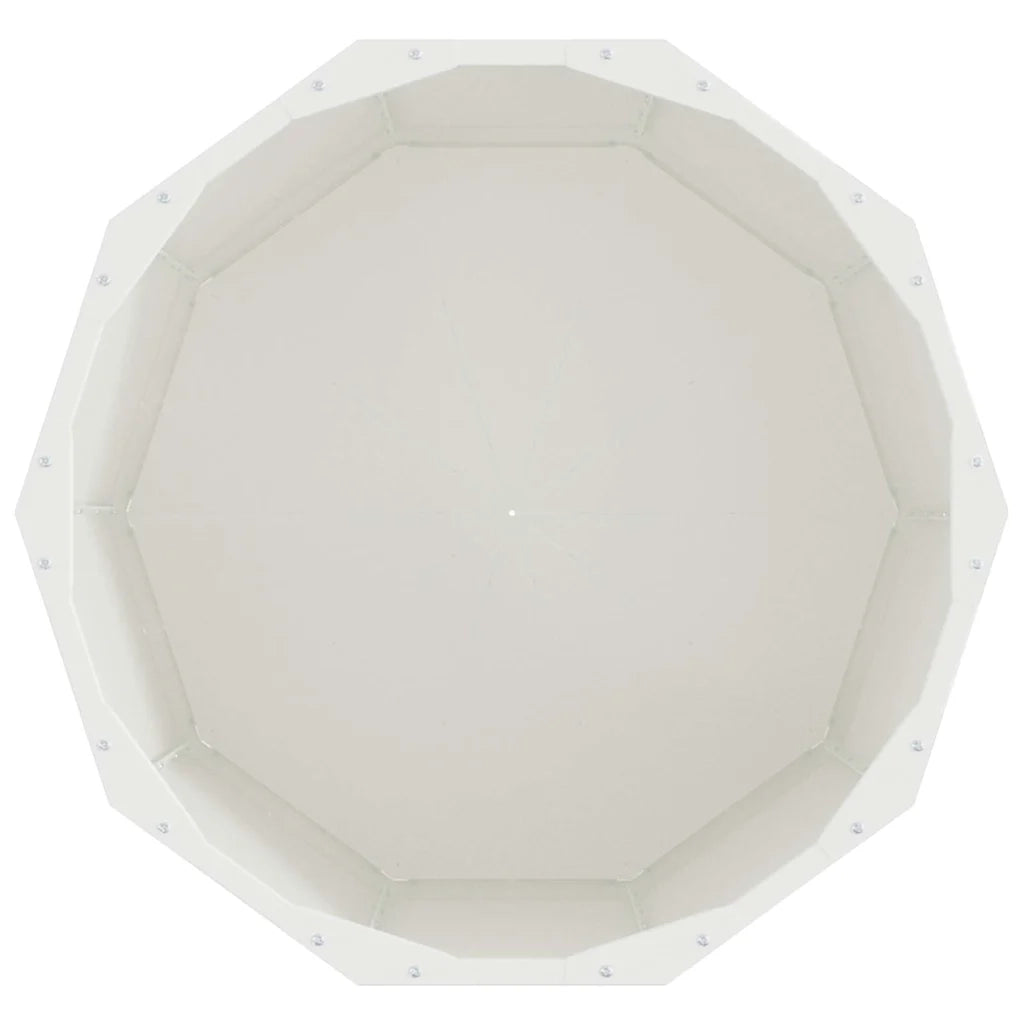 Fioriera Bianco 60 x 60 x 50 cm Acciaio 883760
