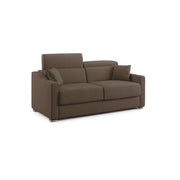 Amber Divano letto matrimoniale in tessuto smacchiabile T05 211 cm (mat. 160x197) marrone