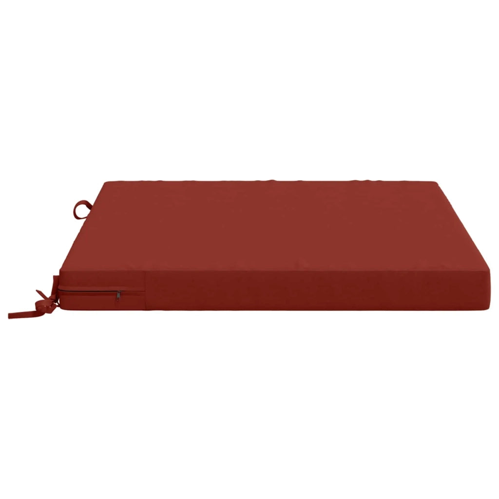 Cuscini per Sedia in 4 Pezzi SOEST 4 pz 100% Poliestere Rosso 944892