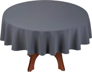 Tappeto da tavolo con tovaglia da tavolo e lenzuola da tavolo e decorazione da tavolo con tappeto da tavolo (grigio, 120cm circolare)
