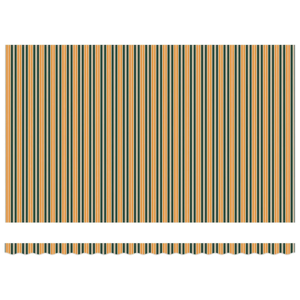 Tenda Retrattile Verde e Giallo 500 × 300 cm Tessuto e Metallo 3331455