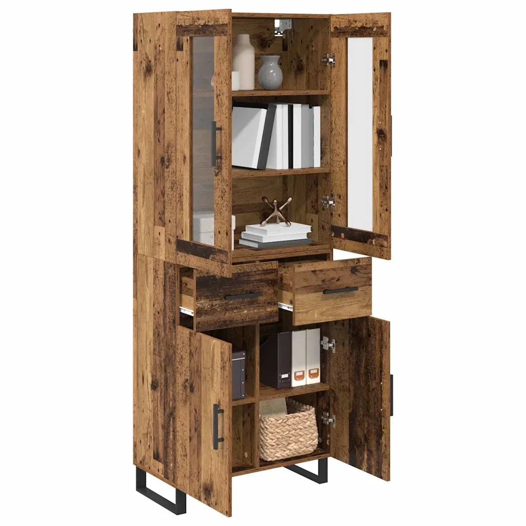 Credenza con cassetto 2 pcs Legno vecchio Legno multistrato 3415635