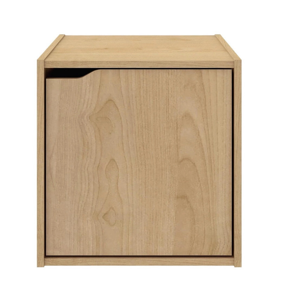 Cubo Composite con Anta 35x35x35 cm in Compensato  Naturale