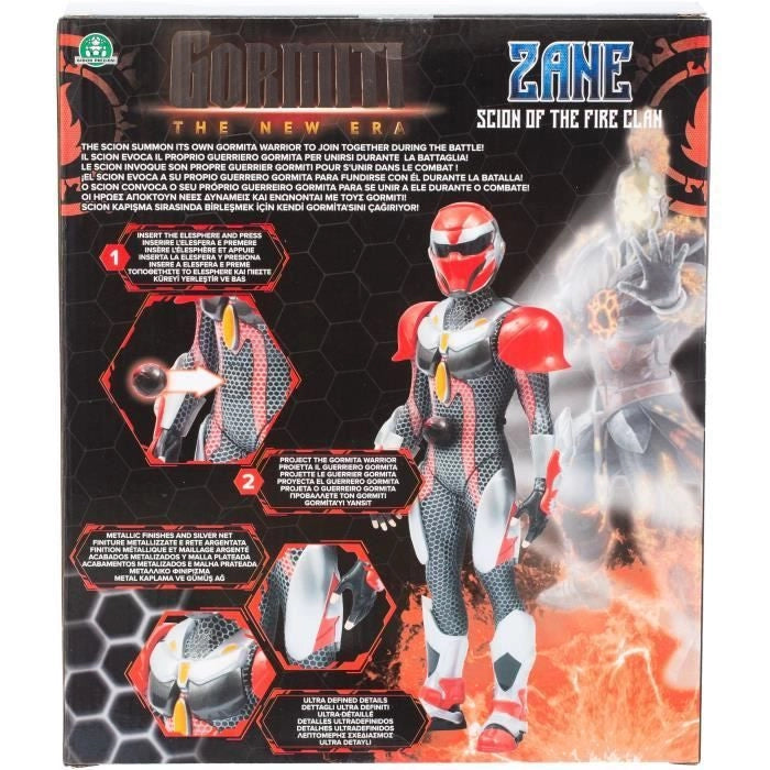 Figura articolata - GORMITI - Scion con proiettore di Fuoco - Zane - 27 cm - da 4 anni - GRV053