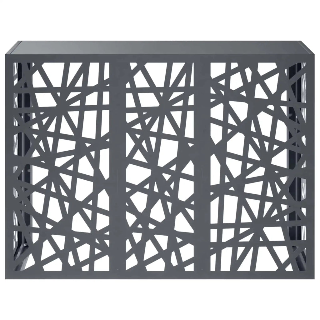 Copertura per condizionatore d'aria Antracite 110 x 50 x 80 cm 8014166