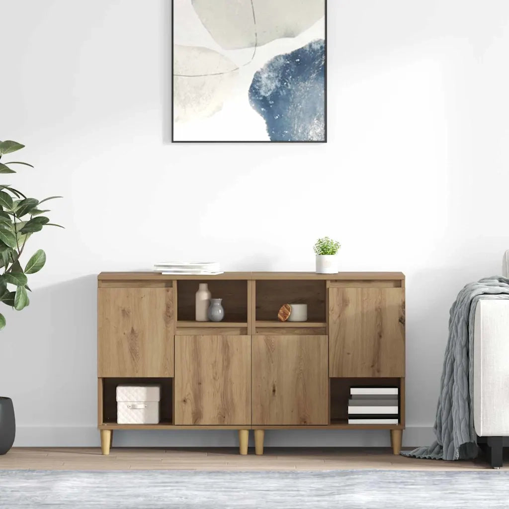 Sideboards 2 pcs Rovere artigianale 60 x 35 x 70 cm