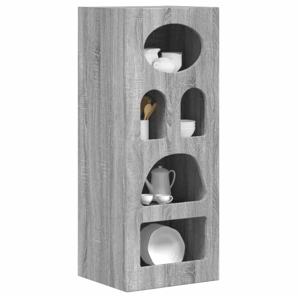 Credenza-Buffet-Armadio da cucina Grigio Sonoma 40 x 35 x 100,5 cm Legno multistrato