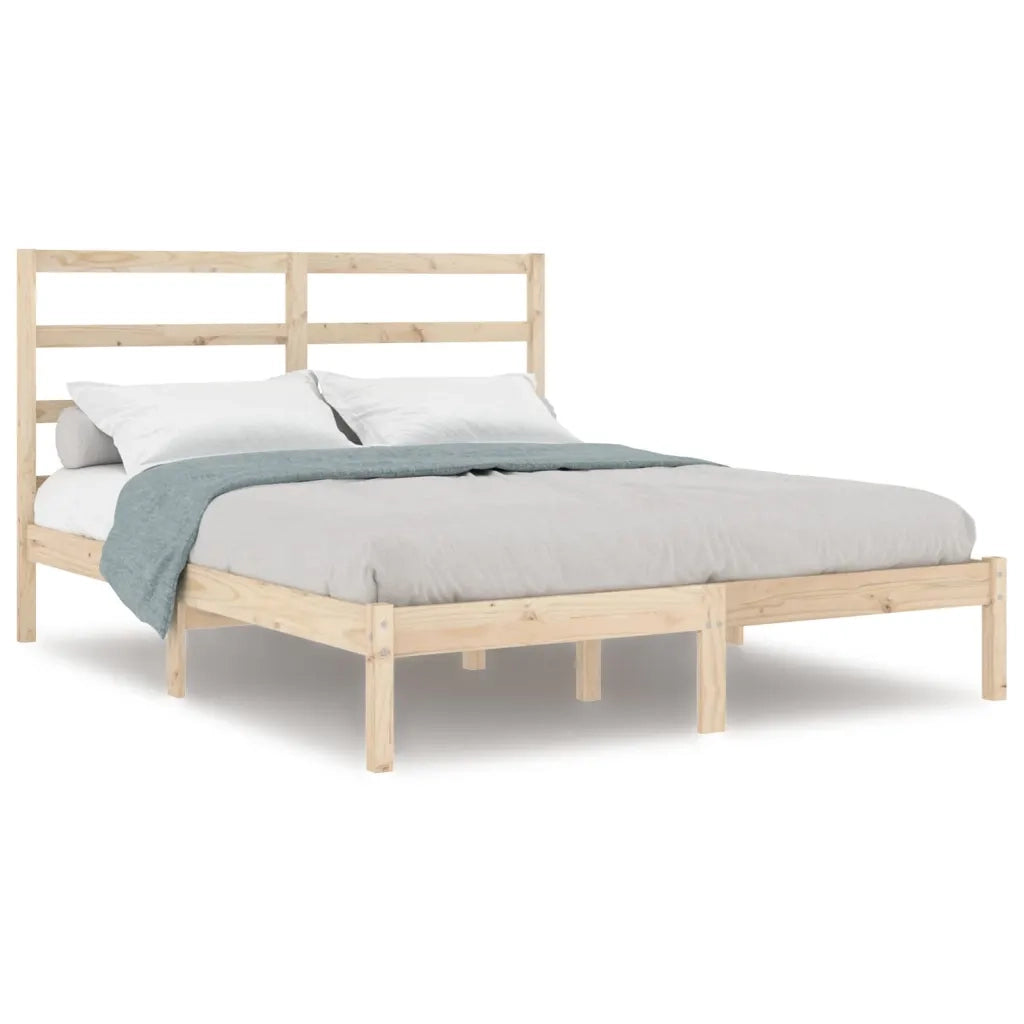 Giroletto senza Materasso-Struttura Letto 120x200 cm in Legno Massello di Pino 704540