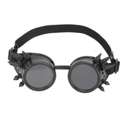 Occhiali da Sole Vintage Stile - Impermeabili per Ciclismo - Lenti Nere/Transparenti - Supporti Nasali Regolabili - Materiale ABS Duraturo - Progettazione Unica