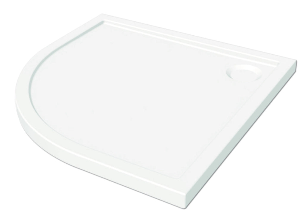 Piatto doccia 90 x 90 h 5 cm acrilico oceano semicircolare