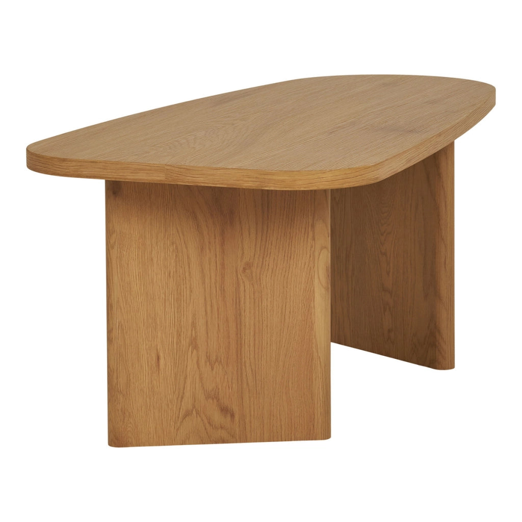 Tavolino Melo 1, Marrone, MDF, 100x50x41 cm