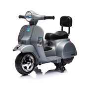 Moto Scooter Elettrico per Bambini Piaggio Mini Vespa PX Small  6V-Grigio