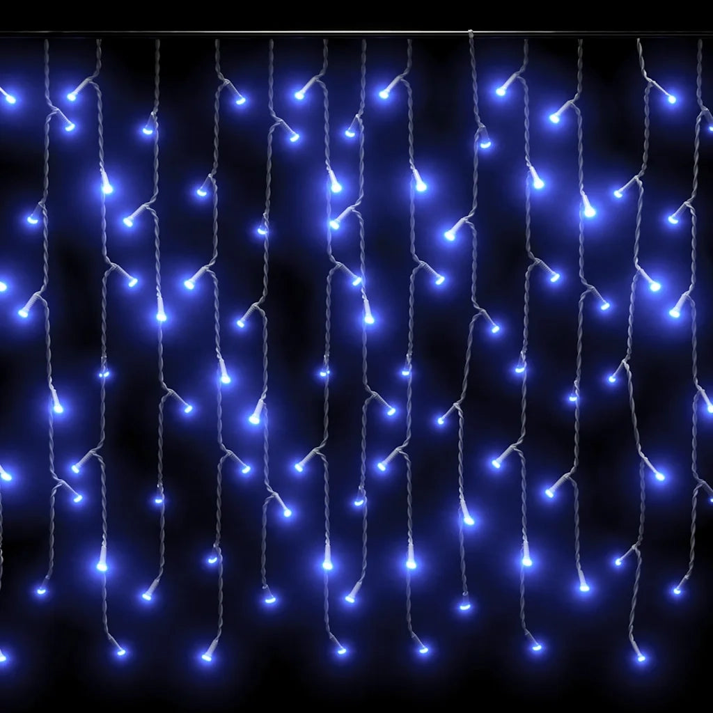 Luci a Ghiaccioli a LED 10 m 400 LED Blu 8 Funzioni CFW4499064