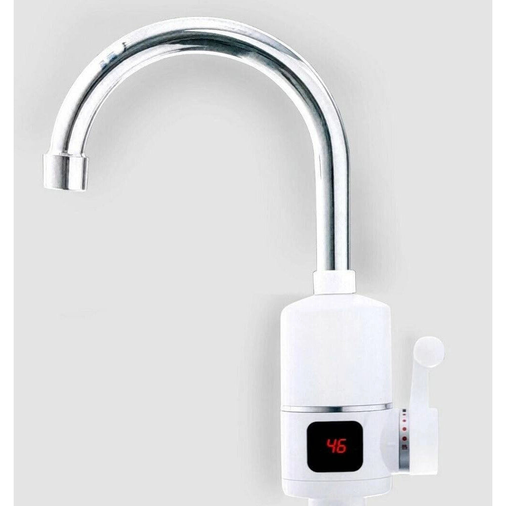 Trade Shop - Rubinetto Miscelatore Elettrico Caldaia Acqua Calda Con Display Rx-010 -