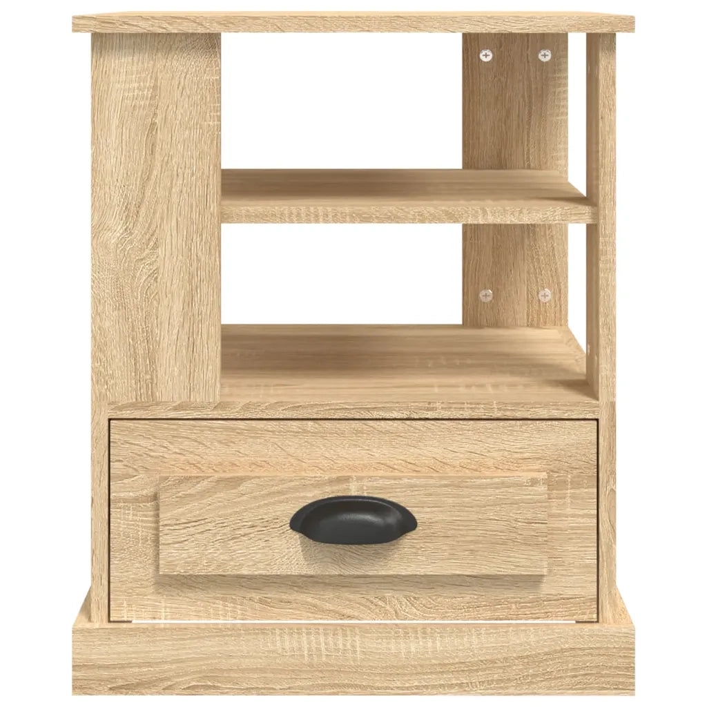 Tavolino | Tavolo laterale Rovere Sonoma 50x50x60 cm in Legno Multistrato