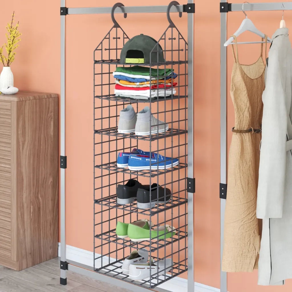 Organizer per Armadio da Appendere con 7 Ripiani CFW7458951