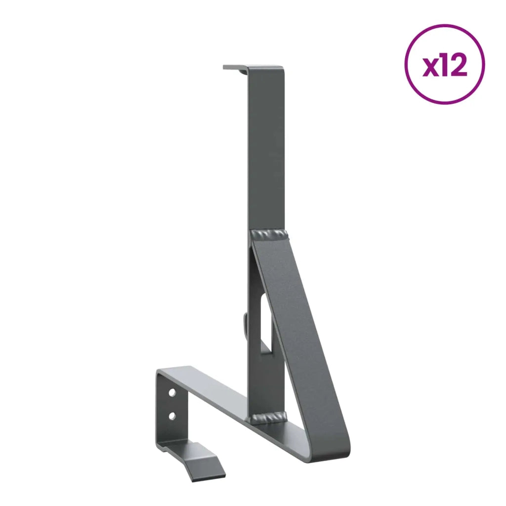 Supporto per guardia della neve 12 pz Antracite Acciaio CFW6623853