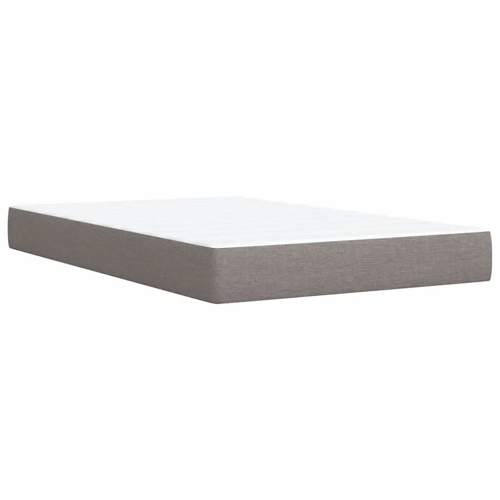 Giroletto a Molle con Materasso Tortora 120x190 cm in Tessuto 3286616