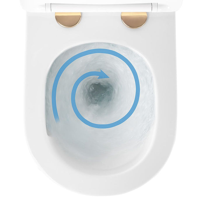 Vaso Wc Sospeso Rea Carlo Mini Tornado Nfq Gold Edge