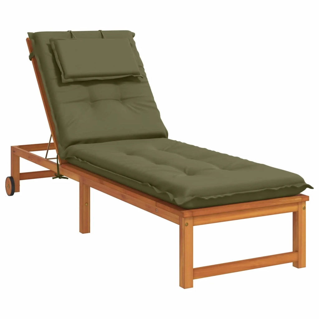 Cuscino per Lettino GEMERT 100% Poliestere Verde Oliva 947485