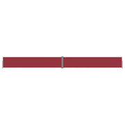 Tenda da sole laterale retrattile/schermo privacy per patio giardino terrazza balcone 117 x 1200 cm rosso 02_0007453