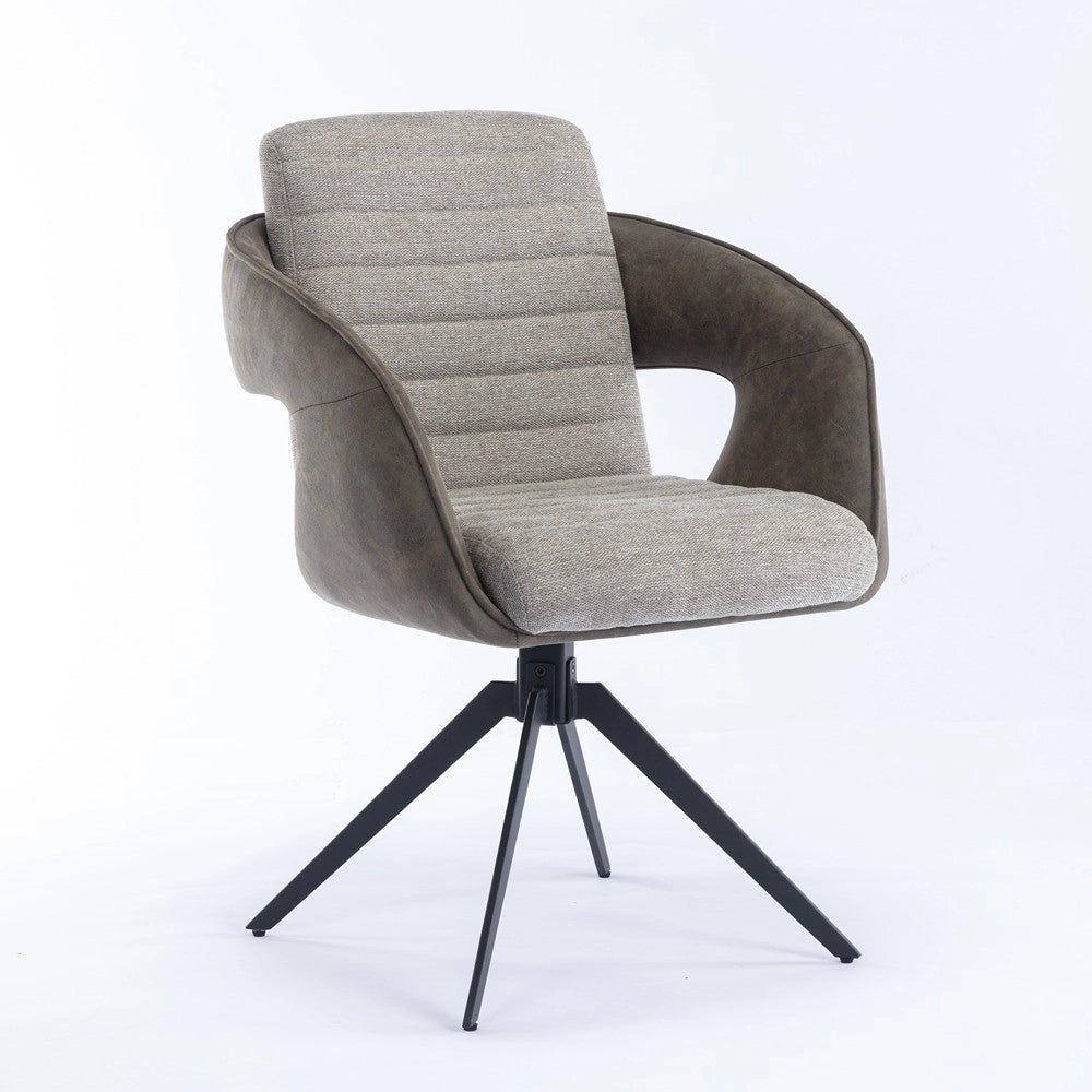 Sedia TOMIAN (tortora + grigio)