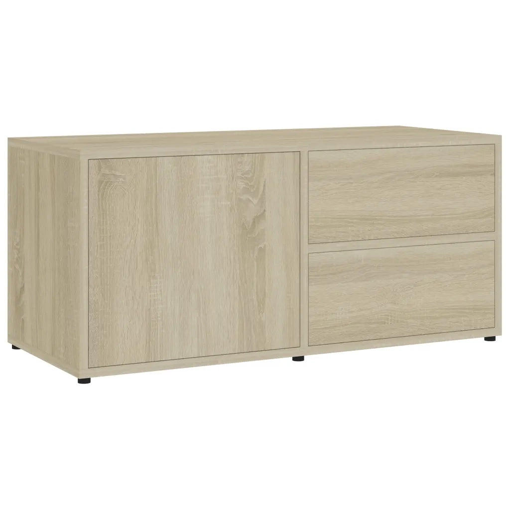 Mobile Porta TV-Mobile per TV-Credenza TV Rovere Sonoma 80x34x36 cm Legno Multistrato