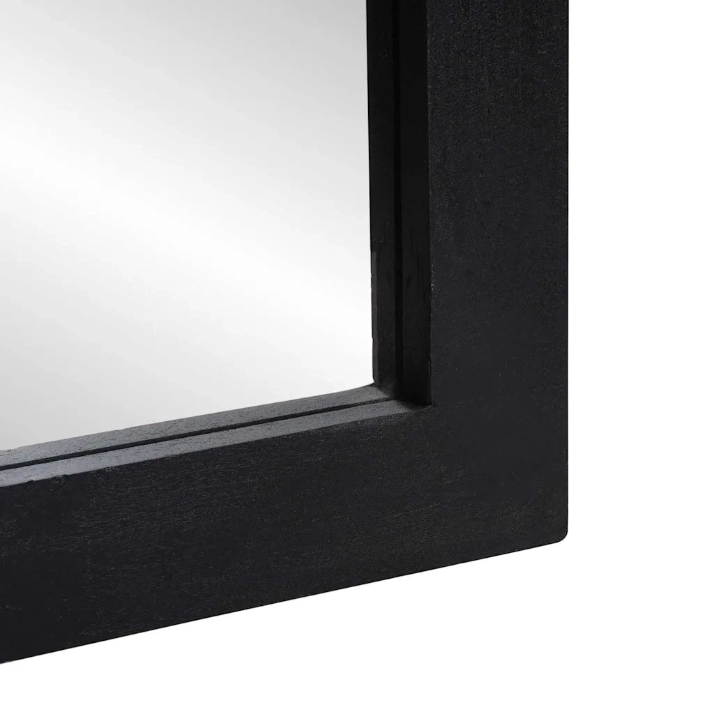 Specchio da bagno con specchio Nero e Argento 70 x 50 x 2,5 cm