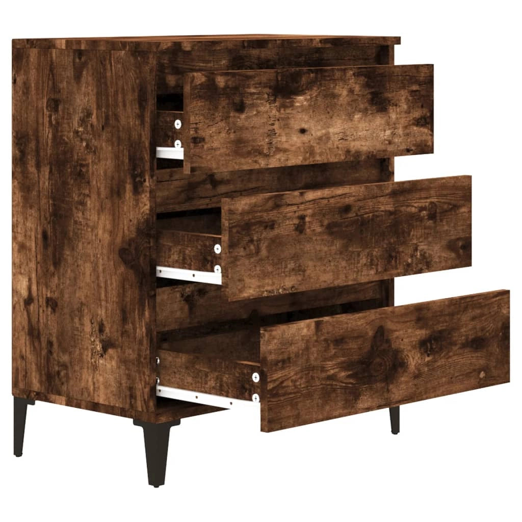 Buffet credenza cassettiera armadio mobile contenitore organizer per cucina soggiorno salotto 60 x 35 x 70 cm legno ingegnerizzato marrone 02_0030994