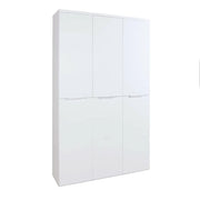 Armadio Mundi 6 ante bianco laccato cm 119,8x35,1x200 h