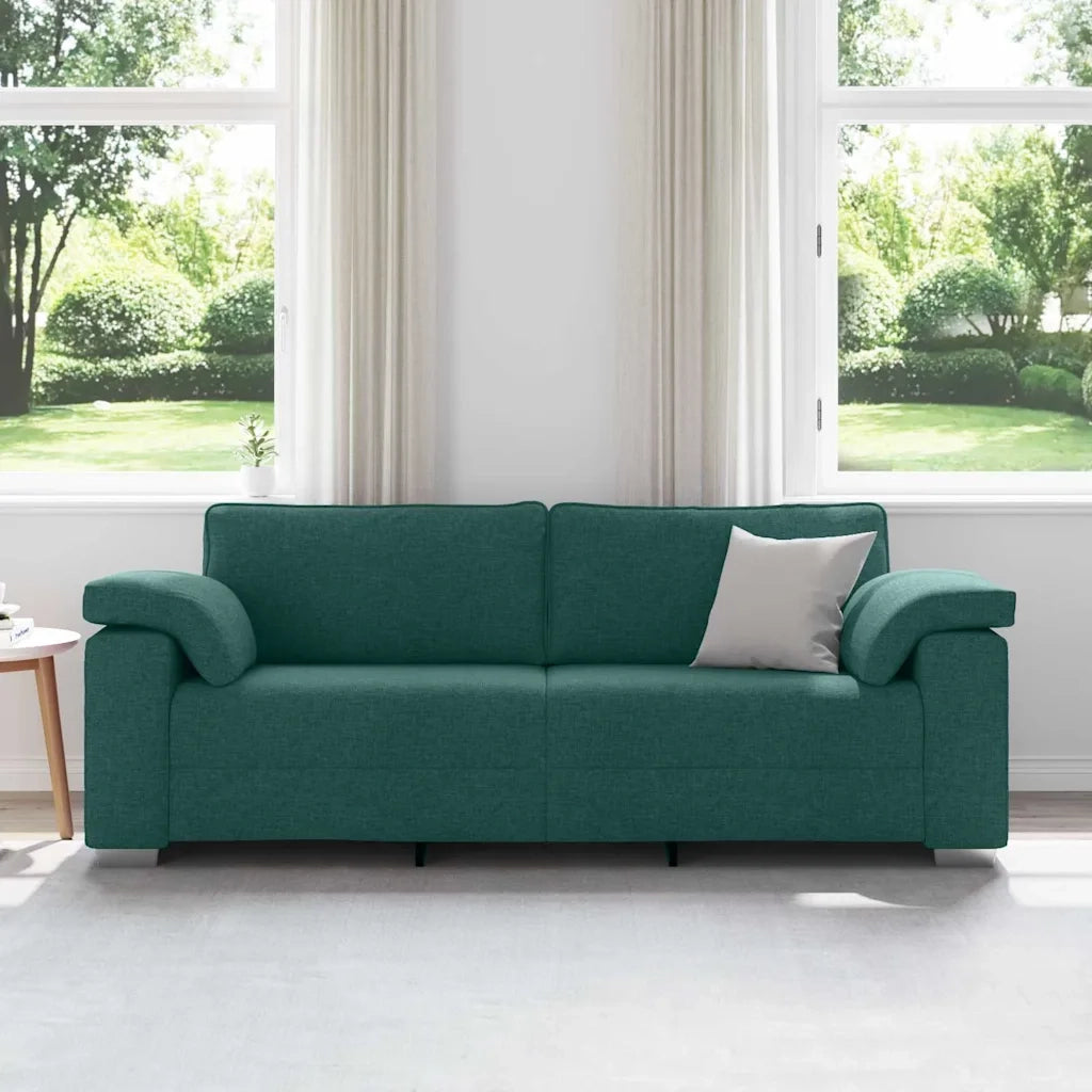 Divano-Sofa Relax-Divanetto Verde Scuro 219 x 77 x 82 cm Tessuto