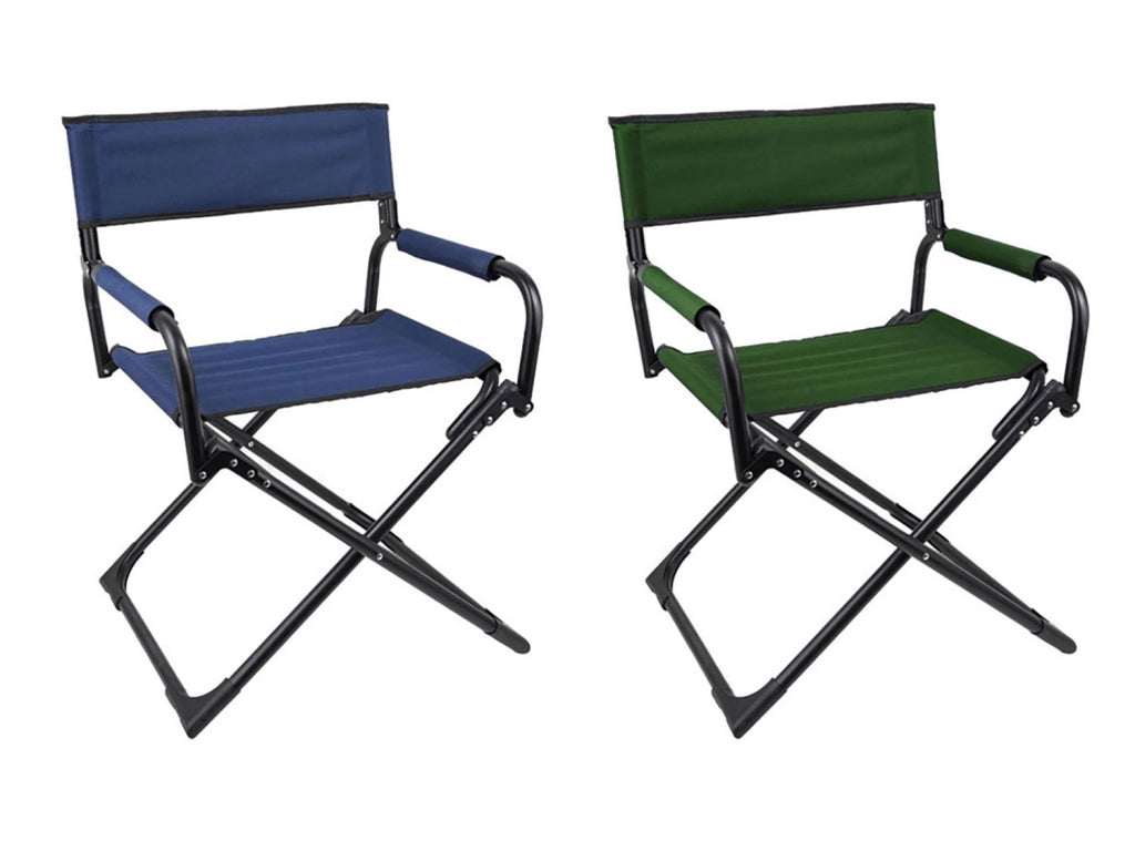 Sedia da Esterno Sedia da Regista Top 60x50x85 cm in Tessuto Oxford Colore Casuale