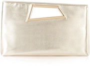 Borsa a Mano per Donne - Borsa da Sera Elegante Fatta di Pelle PU con Glitter per Diversi Eventi come Cene, Vita di Tutti i Giorni, Appuntamenti, Matrimoni e Feste di Abito d'Oro