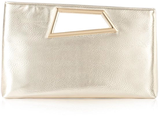 Borsa a Mano per Donne - Borsa da Sera Elegante Fatta di Pelle PU con Glitter per Diversi Eventi come Cene, Vita di Tutti i Giorni, Appuntamenti, Matrimoni e Feste di Abito d'Oro