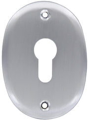 BOCCHETTA PROFILO EUROPEO F0232 C/FORI CROMO SAT- 2,0 pz
