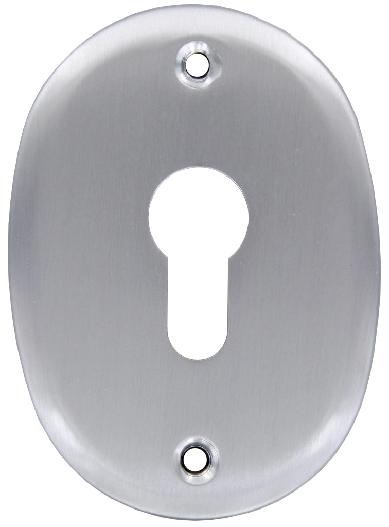 BOCCHETTA PROFILO EUROPEO F0232 C/FORI CROMO SAT- 2,0 pz