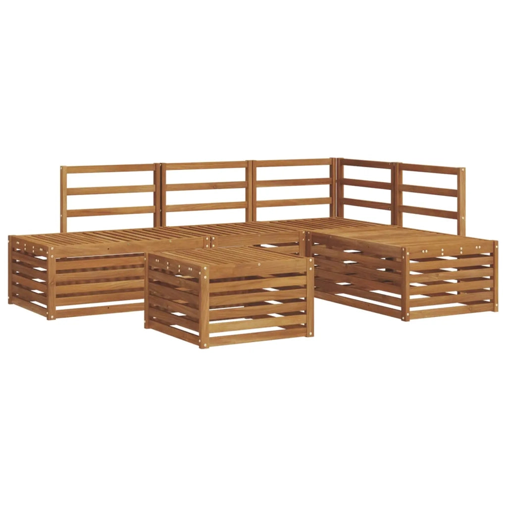 Set di divani da esterno Naturale 59 x 59 x 37 cm