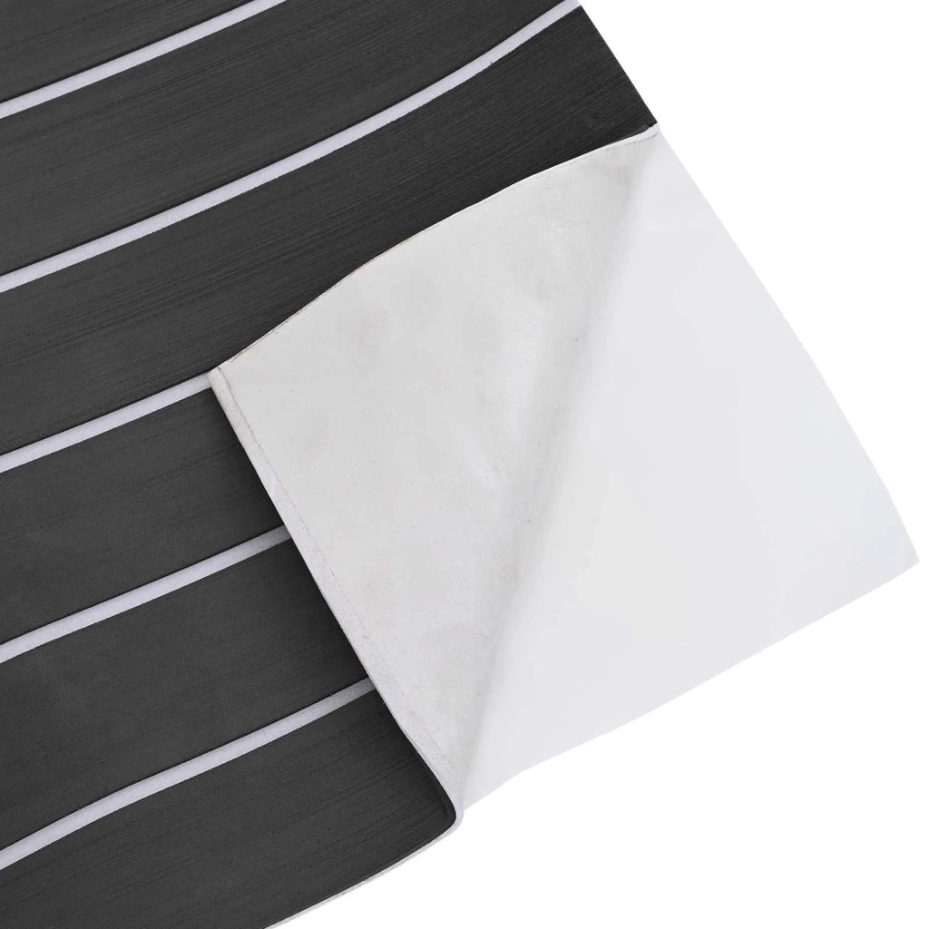 Tappetino per Barche Grigio Scuro e Bianco 240 x 60 cm EVA CFW6167032