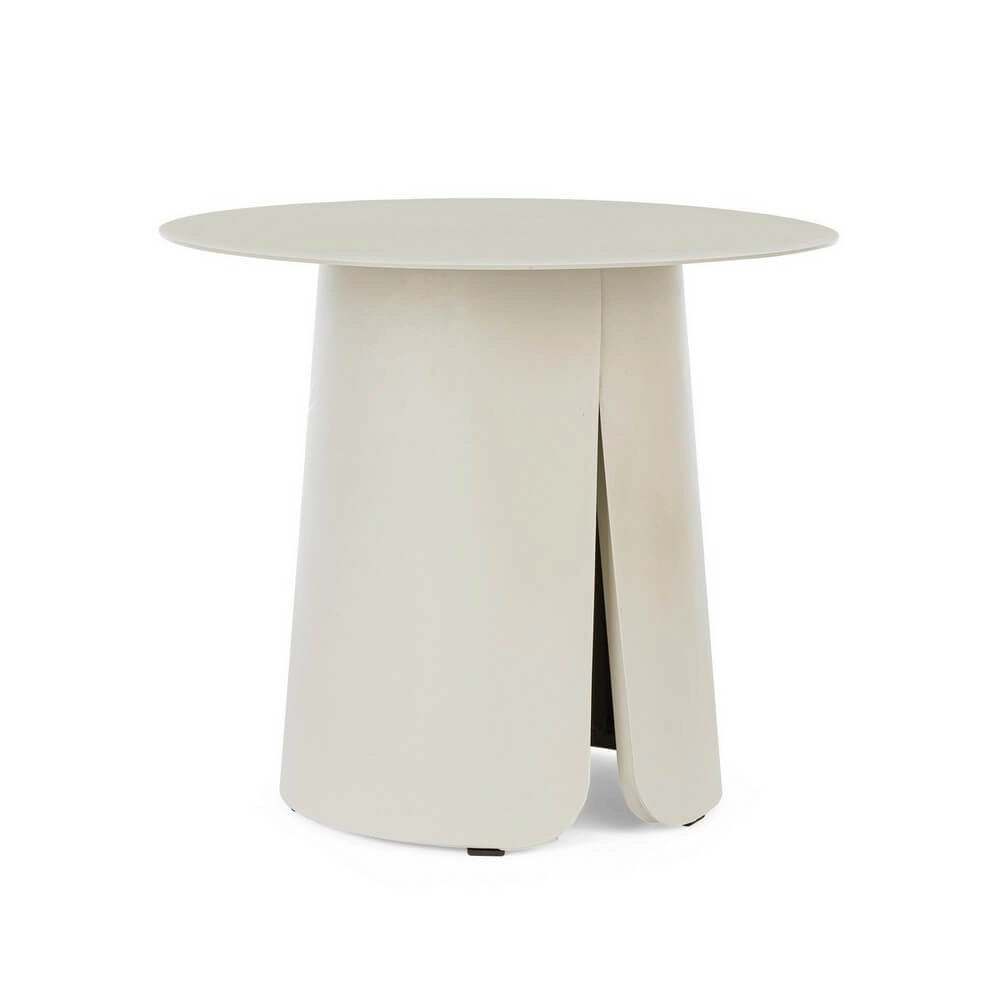 Tavolino rotondo da esterno in alluminio verniciato 45 cm - YAMIRA