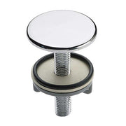 Copriforo Bombato Per Lavabo Ottone Cromato Da 50 Mm Set 5 Pezzi - Idrobric