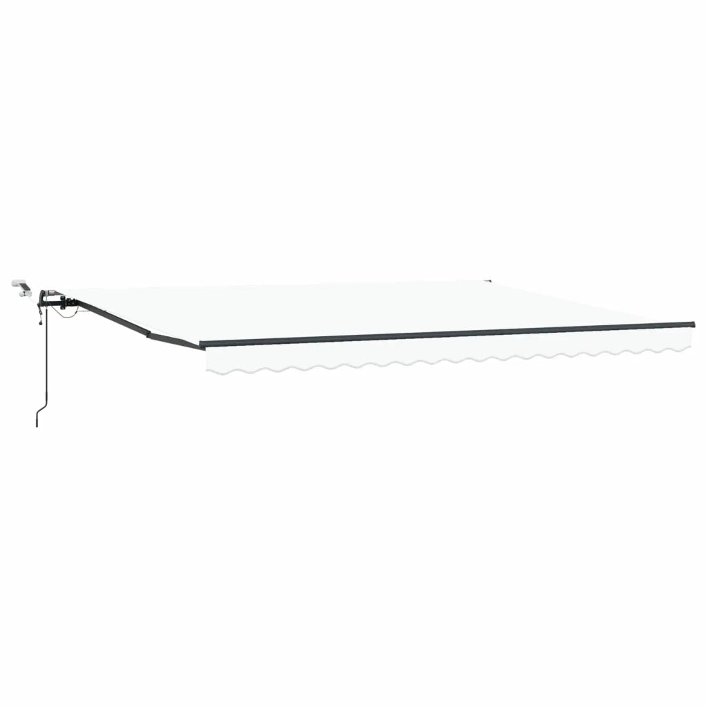 Tessuto per Tenda con Bianco 450 × 300 cm Poliestere 3330990