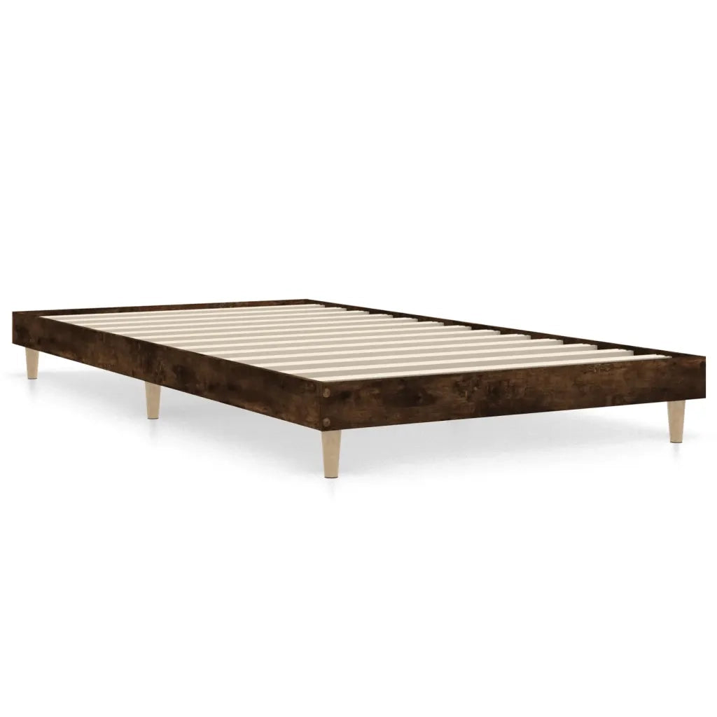 Giroletto senza Materasso Rovere Fumo 100x200 cm in Truciolato 832058