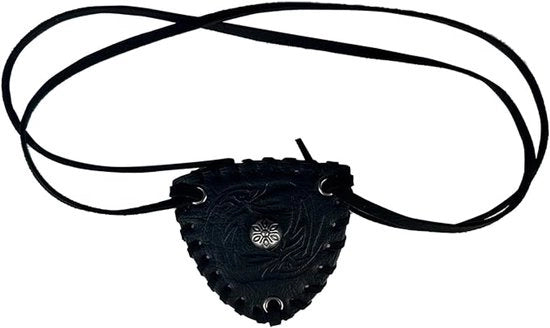 Occhiali da pirata medievali con rilievo, occhiali da vetro vintage in pelle imitata, accessori vichinghi, occhiali da teatro rinascimentali