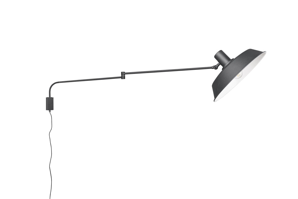 Applique da Interno a LED in Metallo Nero Opaco